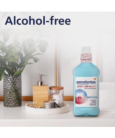 Parodontax Active Gum Health Mouthwash - Mint | Antiplaque & Antigingivitis | 3x16.9 Fl Oz - Buy Online on GoSupps.com
