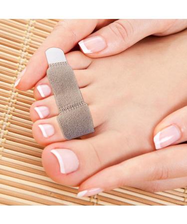 Qiyifang Toe Corrector Band - Skin-Friendly Bandages for Hammer Toes & Crooked Toes Fixation - Effective Toe Separator Rails Set - Buy Online on GoSupps.com