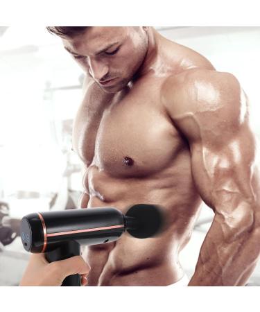 Wireless Fascia Gun - Percussion Massage Device for Muscle Relief | Personal Muscle Massager Fitness Tool Cervical Massage - Compact & Portable Black - Buy Online on GoSupps.com