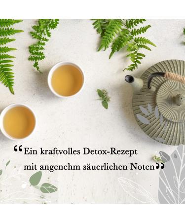 Bio Detox Tea for Weight Loss | 150g Loose Green Tea & Mate | Hot & Iced | 30-Day Detox Cure | Organic & Natural - Buy Online on GoSupps.com