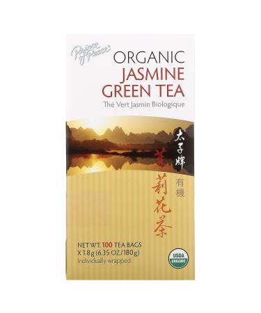 Prince of Peace Organic Jasmine Green Tea 100 Tea Bags 1.8 g Each