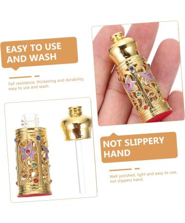 Mikinona Essential Oil Empty Bottle Perfume Arabe Arabic Perfume Middle Eastern Decor Empty Essential Oil Bottle Sub Perfume Bottle Perfume Sample Bottle Exquisite Bottle Decor Alloy - Buy Online on GoSupps.com