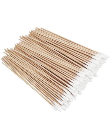 100 pieces of cotton swabs long 15cm cotton swabs large head long ear sticks cleaning stick wooden head earrings for make-up cleaning eyebrows beauty nails