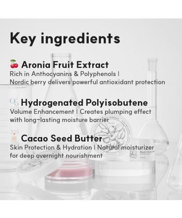 N SOVE Black Chokeberry Nordic Night Lip Shield - Lip Butter 8hrs Intensive Care with Aronia fruit extract Nourishing & Moisture Hydrating Overnight Korean Skin Care 0.72 fl.oz - Buy Online on GoSupps.com