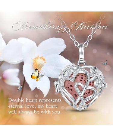 Buy Eudora Harmony Ball Aromatherapy Necklace for Women | Diffuse Aroma Oils with Lavaestein Pearls | Unique Yoga & Meditation Jewelry Gifts - Buy Online on GoSupps.com