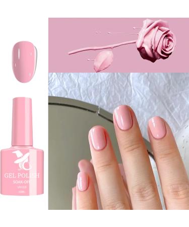 Pink Gel Nail Polish Nail Varnish Set 3 Colors Nude Light Pink Peach Coral Gel Nail Polishes Kit Natural Color Soak Off UV Led Gel for DIY Manicure Home Salon Nail Art - Buy Online on GoSupps.com
