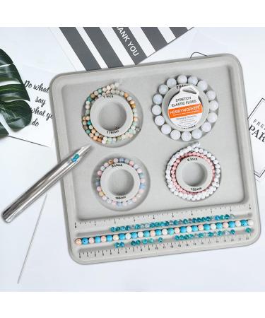 Hobbyworker Bead Board Bracelet Sizer Tool with 4 Round Grooves - Jewelry Making Supplies - Buy Online on GoSupps.com