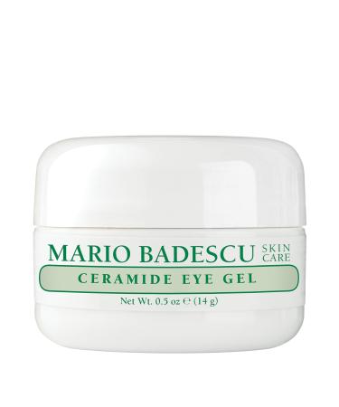 Mario Badescu Ceramide Eye Gel for All Skin Types | Oil Free Eye Gel that Tightens and Smoothes | Formulated with Ceramides & Glycerin, 0.5 Ounce - Buy Online on GoSupps.com