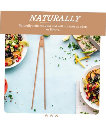 MAGICLULU Cheese Tongs Pickle Tongs Barbeque Tongs Salad Tongs Wooden Kitchen Tongs Food Tongs BBQ Tongs Beech - Buy Online on GoSupps.com