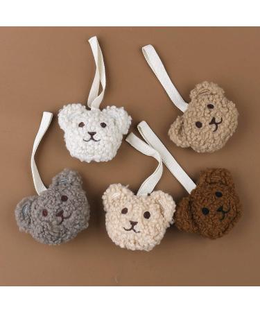 Plush Bear Pacifier Chain Clip - Soft Infant Accessory & Baby Party Gift - Buy Online on GoSupps.com