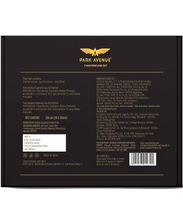 P'ark:Avenu Gift Set For Men Euphoria & Harmony Eau De Parfum Men 200ml Liquid Perfume Rakshabandhan Gifts For Brother Premium Luxury Fragrance Scent Long-Lasting Aroma Perfume - Buy Online on GoSupps.com