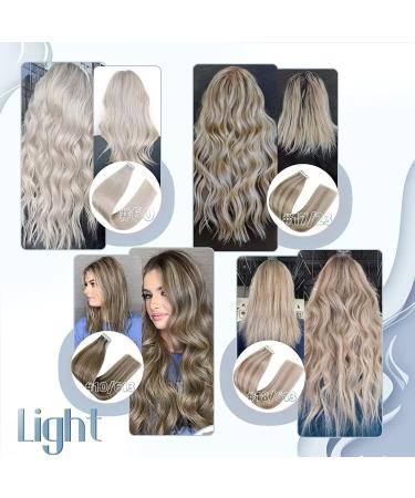 Buy Hetto Real Hair Tape In Extensions - Brown Blonde #P10/613 | Silky Invisible 45cm 50g - Buy Online on GoSupps.com