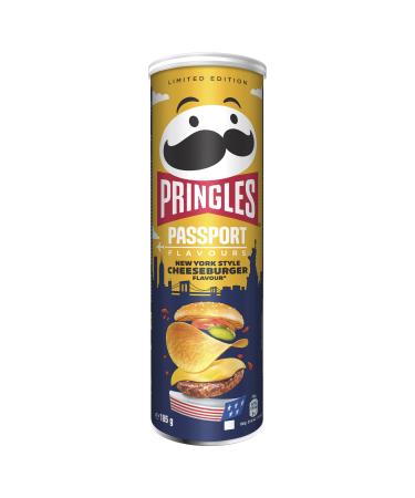 Pringles Pringles Cheeseburger Chips | Passport Limited Edition | Single Pack (1 x 185g)