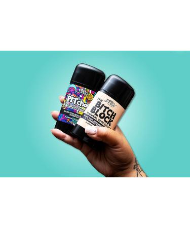 B!ch Block Natural Deodorant with Bergamot, Lavender & Geranium | Aluminum-Free with Essential Oils | 2.56 oz Stick - Paraben & Phthalate Free - Buy Online on GoSupps.com