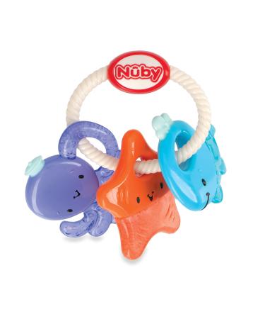 Nuby Ice Gel IcyBite Sea Teether Keys  3M+