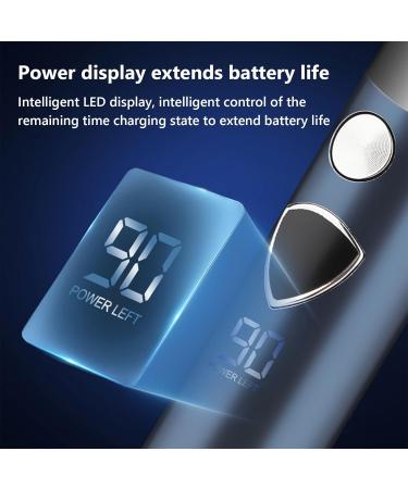 Premium Electric Razor for Men - 5-in-1 Wet & Dry Shaver Ideal Father s Day Gift 3-Speed Bald Head Shaver with 4 Replacement Heads (Black - Buy Online on GoSupps.com