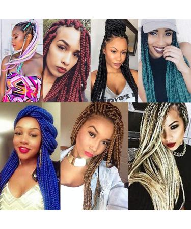 Pre-Stretched Braiding Hair Extensions - 5 Bundles of Yaki Synthetic Hair Medium Brown & Dark Blonde 26 - Perfect for Crochet Twists - Buy Online on GoSupps.com