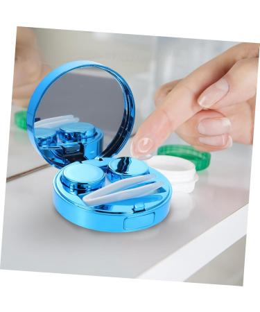 Buy Lurrose Starry Sky Contact Lens Travel Case Set - Compact 7.5x7.5cm Blue | Perfect for Eyewear Storage & Short-Sighted Glasses - Buy Online on GoSupps.com