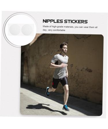 Gogogme Men's Nipple Stickers - 50 Pairs Sports Accessories | Breathable Nipple Shields for Comfort & Protection | 3.5x3.5cm Anti-Breeding Stickers - Buy Online on GoSupps.com