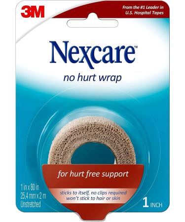 Nexcare No Hurt Wrap 1 x 80 - Gentle Compression Bandage - Buy Online on GoSupps.com