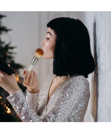 Didiseaon Makeup Brush Foundation Brush Make up Artificial Fiber White Flour - Buy Online on GoSupps.com