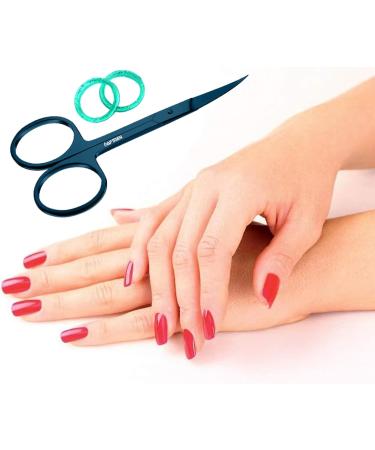 Nail Scissors Toenail Scissors Mustache Face Nose Ears Hair Care Beauty Cuticle Scissors Manicure Pedicure Sharp Curved Blades Professional Scissors for Men Women 3.7 - Buy Online on GoSupps.com