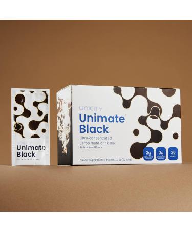 Unimate Black (30 Packets) - Boost Your Energy and Focus with Our Premium Herbal Blend - Buy Online on GoSupps.com