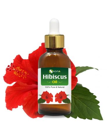 Hibiscus (Hibiscus Sabdariffa L) Essential Oil 100% Pure Uncut Undiluted Cold Pressed Herbal Premium Aromatherapy Oil - 15ML/ 0.5 fl oz with Dropper