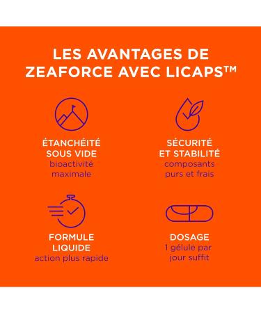 ZeaForce Healthy eyes with a daily capsule. Concentrated formula. Liquid formula for complete absorption and fast action laboratory tested - Buy Online on GoSupps.com