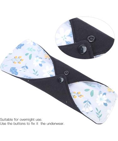 5-Pack Washable Reusable Menstrual Pads | Cotton Period Pads for Women | Cloth Panty Liners | Size M - Buy Online on GoSupps.com