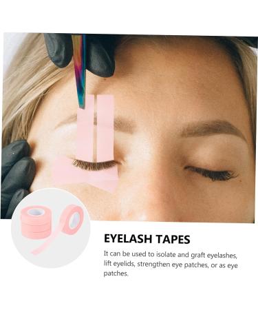 Angoily 4 Rolls Eyelash Tape Eyelash Patches Eyelash Patches Eye Lash Tape False Strip Eyelash Fixed Tapes Fabric Lash Tape Supplies Eye Foam Strap Breathable Pink Non-woven Tape - Buy Online on GoSupps.com