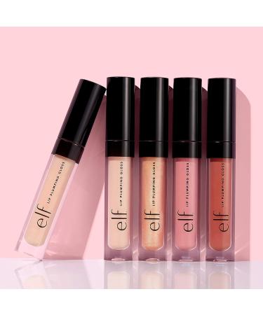 e.l.f. Lip Plumping Gloss - Peach Bellini Hydrating High-Shine Formula for Plumper, Volumized Lips 0.09 Oz - Buy Online on GoSupps.com