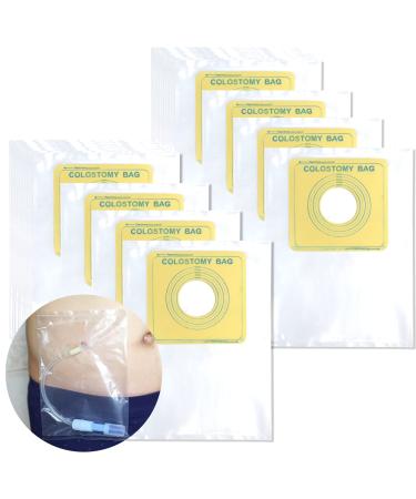 Waterproof Ostomy Protector G Tube Shower Cover Transfer Set 60pcs Peritoneal Dialysis Accessories Disposable Colostomy Bag for Pd Port Catheter Supplies 60 Count (Pack of 1)
