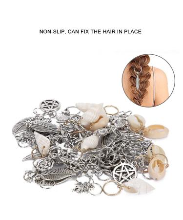 70pcs Hair Coil Dreadlocks Jewelry Accessories - Braid Rings for Teens & Adults - Perfect Hair Accessories for Parties - Buy Online on GoSupps.com