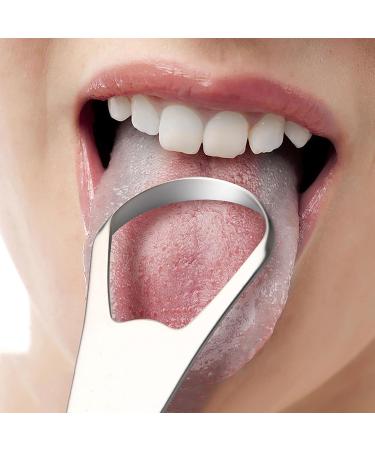 4-Part Tongue Brush Set & Cleaner Tool - Tongue Scraper for Oral Hygiene & Fresh Breath | Mini Case Included - Buy Online on GoSupps.com
