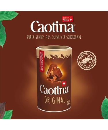 Caotina Original Drinking Chocolate Sticks - Swiss Cocoa Powder for Hot Chocolate - Sustainable & Certified - 8 Pack (10 Sticks per Pack) | International Shipping - Buy Online on GoSupps.com