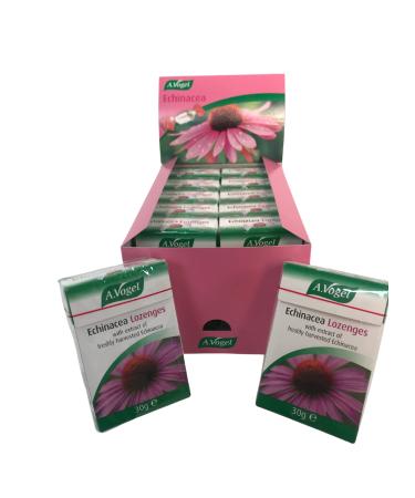 A.Vogel Echinacea Lozenges | Extract of Freshly Harvested Echinacea | Blend of Other Herbs | Suitable for Vegetarians | 12 Packs of 30g (360g) 30 g (Pack of 12)