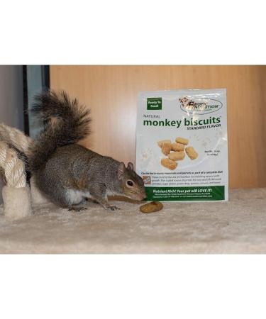Exotic Nutrition Monkey Biscuit Food Standard Flavor 14 oz Bag Standard 14 oz. - Buy Online on GoSupps.com
