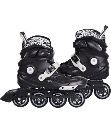 Adult Inline Skates for Street Urban- Black Men 9 /Women 9.5 - Beginner Outdoor Speed Skates - Buy Online on GoSupps.com