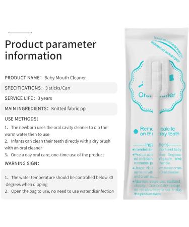Streysisl Tongue Cleaner for Babies - 30 Portable Toothbrushes for Oral Care & Grasping | Flexible Tongue Mull Cleaner - Buy Online on GoSupps.com