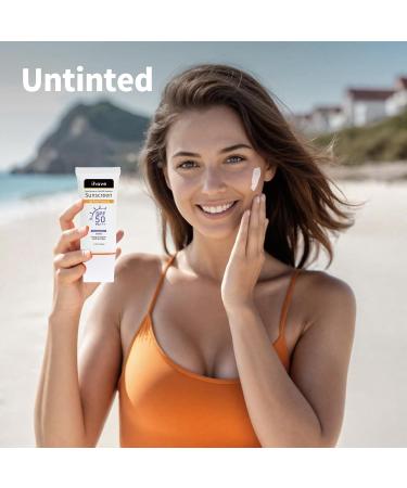 iHave Face Sunscreen - Travel Size SPF 50 | Broad Spectrum UVA/UVB Protection | Oil-Free & Fast-Absorbing Sunblock for All Skin Types - Buy Online on GoSupps.com