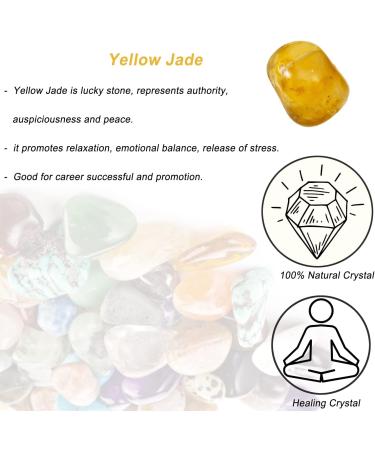 Large Topaz Healing Crystal Stones 1.25-2.0 - Reiki Gemstones for Energy Healing, Witchcraft & Meditation - Buy Online on GoSupps.com