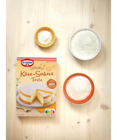 Dr. Oetker Cheese Cream Cake Mix - 4 x 385g | Easy Baking for Perfect Cheesecakes - Buy Online on GoSupps.com