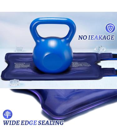 IPOW 20 Extra Large Knee Ice Pack Wrap - Reusable Cold Therapy Gel Pack for Knee Injuries and Surgery Recovery - Swelling Relief Aid - 1 Pack - Buy Online on GoSupps.com