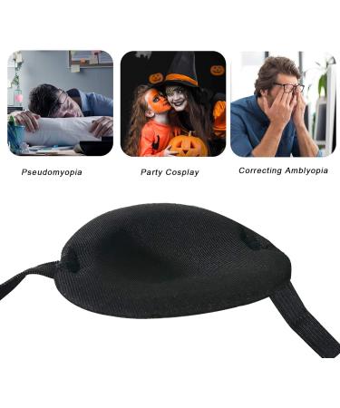 Adjustable Medical Lazy Eye Patch Set - 2 PCS Visual Amblyopia Corrected Pirate Eye Patches for Adults & Kids - Buy Online on GoSupps.com