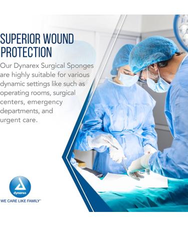 Buy Dynarex Surgical Gauze Sponge 3x3 Inch - 20 Count | Fast International Shipping - Buy Online on GoSupps.com