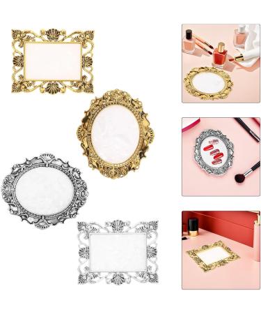 Gatuida 4pi ces Palette de M lange pour Ongles Lot de Support Esth tique Vintage Outil Cosm tique pour M lange Pr cis Nettoyage Facile Portable - Buy Online on GoSupps.com