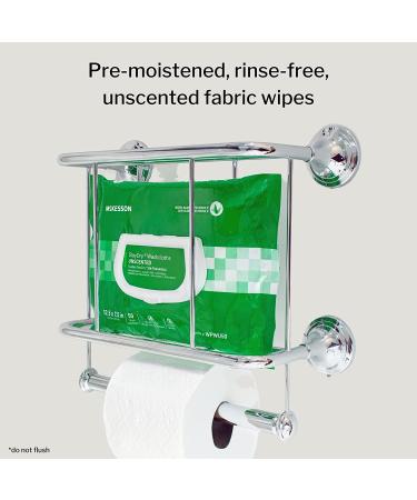Mckesson StayDry Disposable Washcloths with Aloe and Vitamin E - Unscented, 600 Total Wipes, 12 Packs - Buy Online on GoSupps.com
