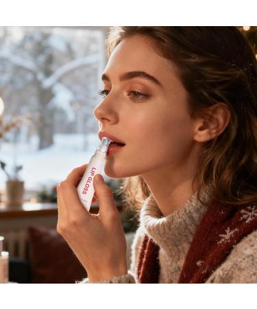  WJnflQN Moisturizing Lip Balm Non-Stick Plumper with Chain Moisturizing and Shiny Lip Butter - For Women and Girls Travel Daily Wear Parties Office Birthdays Holidays Weddings - Buy Online on GoSupps.com