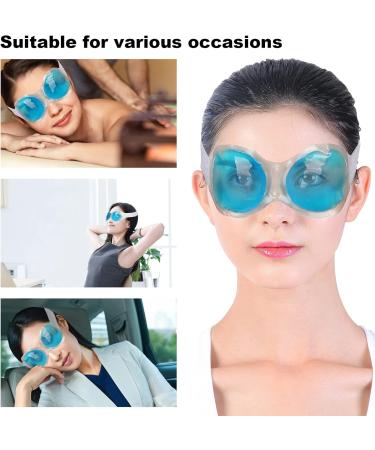 TITADONG Cooling Eye Ice Pack with Gel Beads Reusable Washable Eye Gel Pack for Pain Fatigue Stress Relief Hot Cold Compress Gel Beads Eye Cover for Removing Dark Circles and Puffiness - Buy Online on GoSupps.com